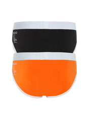 z_Basic Brief 2.0 - Black & Orange 2 Pack $45 - Mojo Downunder